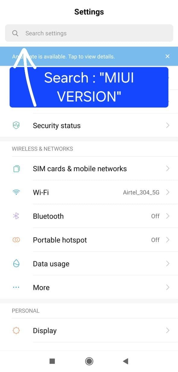 Search MIUI Version
